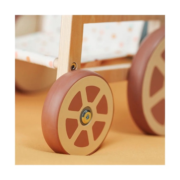Miniland Wooden Doll Wheelchair Made with ECO Quality, FSC Certified Forest 18M+ - Picture 14 of 14